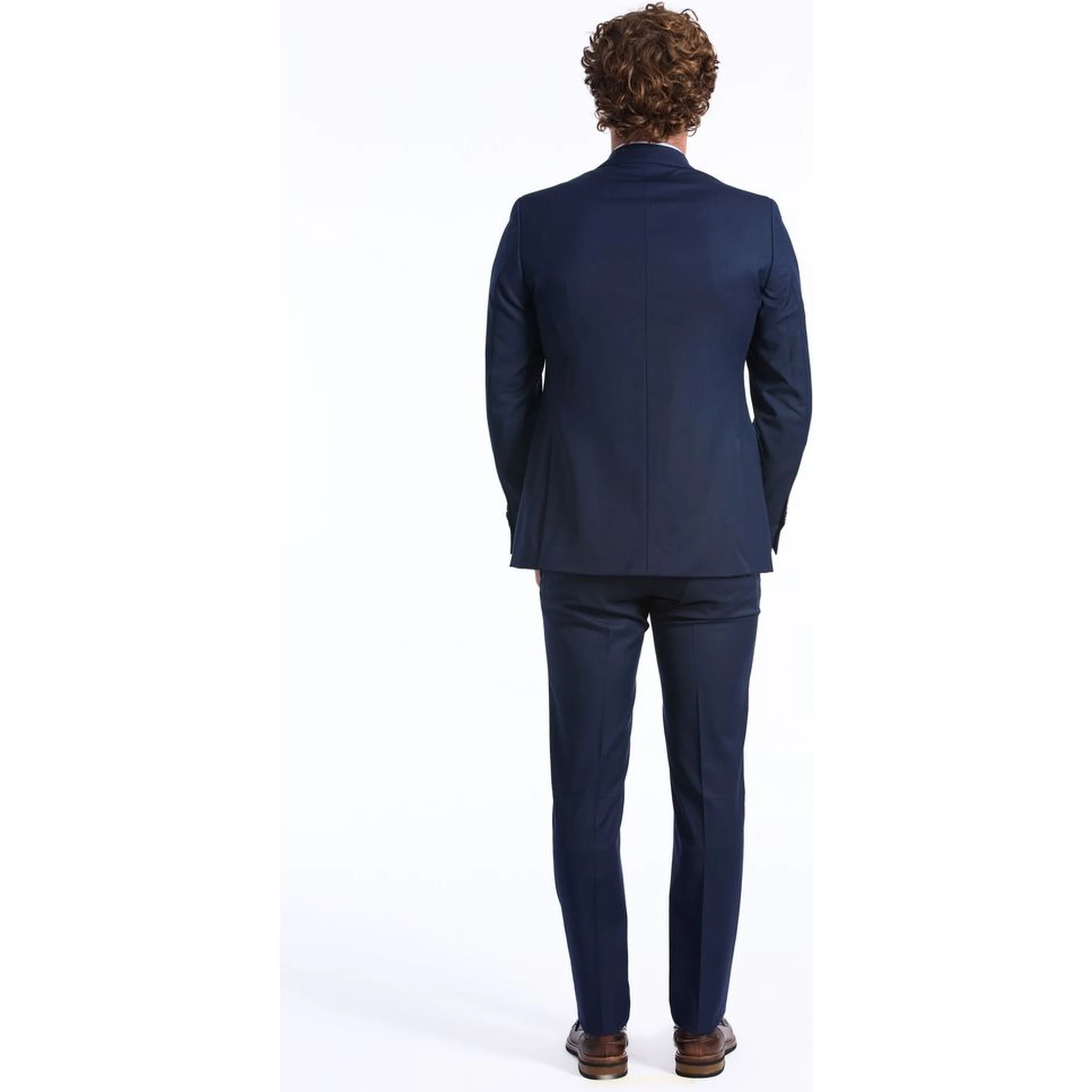 Blue Wool Suit