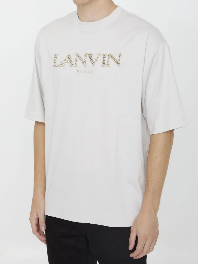 Cotton t-shirt with logo alternative