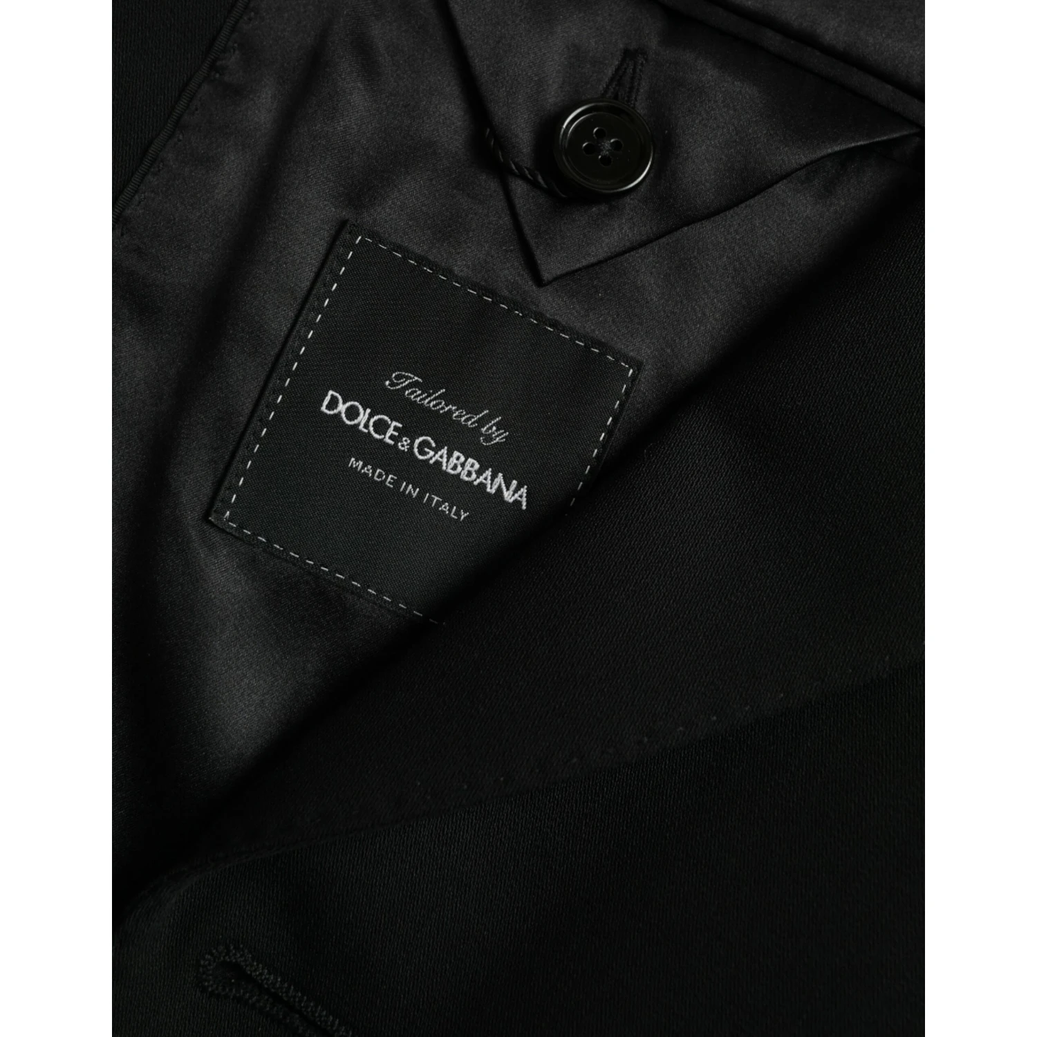 Black Wool Peak Single Breasted Coat Blazer