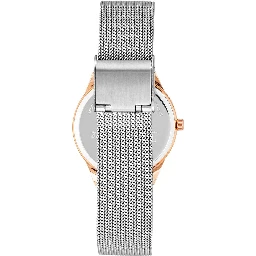 Silver Stainless Steel Dress Watch