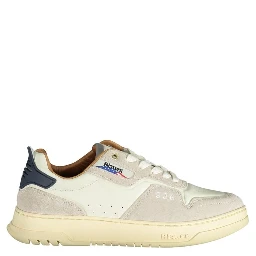 White Polyester Sneaker