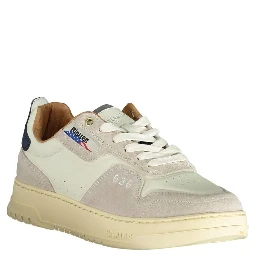 White Polyester Sneaker