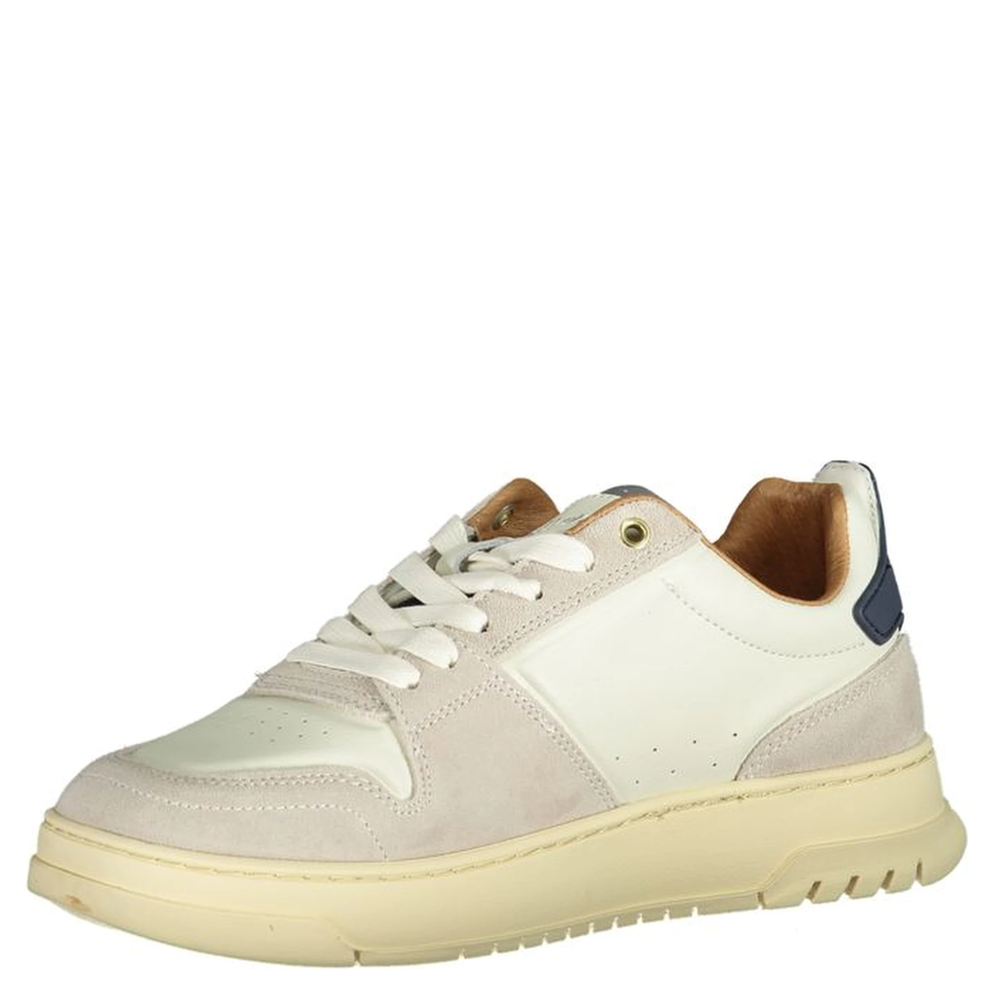 White Polyester Sneaker