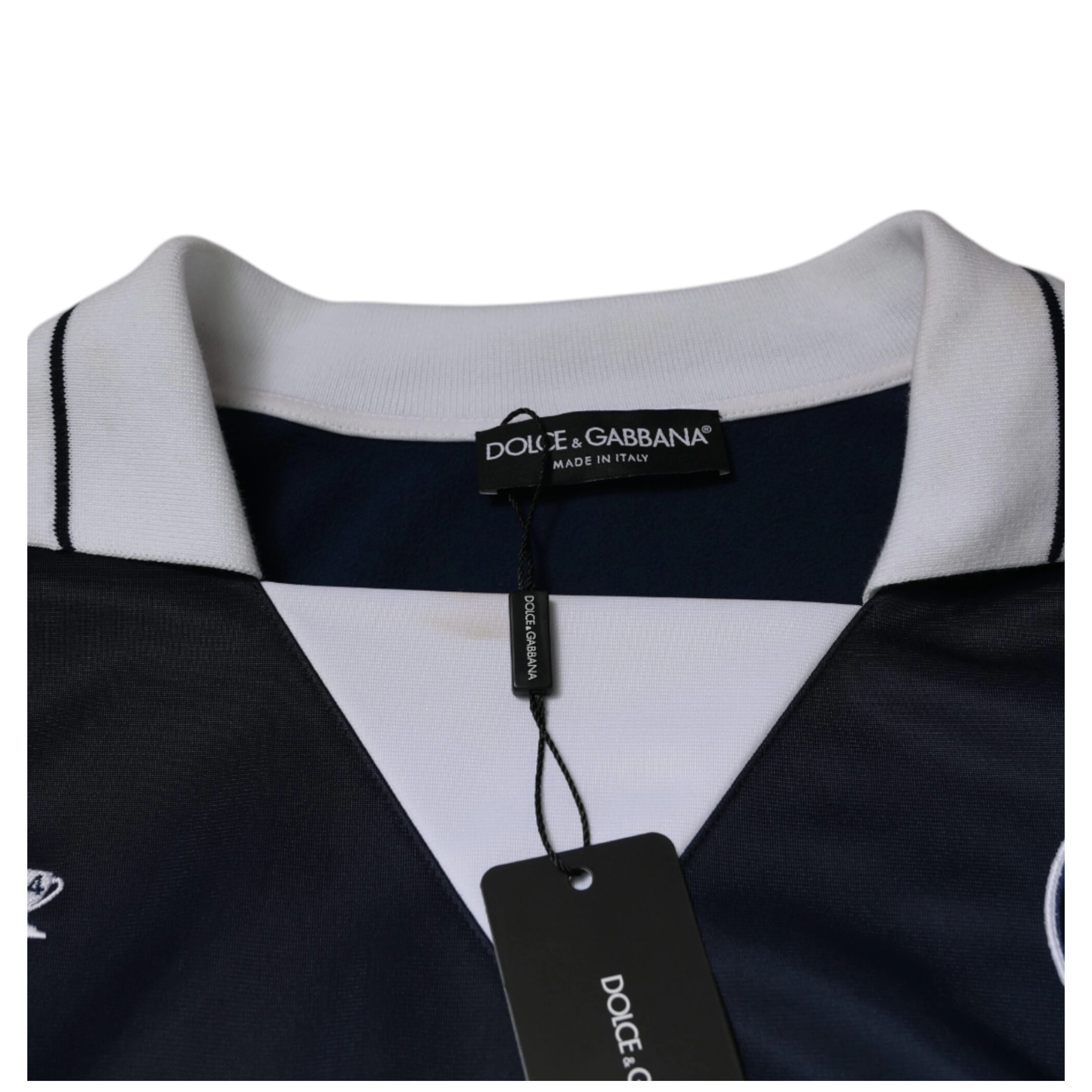 Blue White Milano Long Sleeve Jersey T-shirt