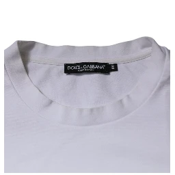 White DG Logo Crew Neck Short Sleeve T-shirt