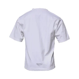 White DG Logo Crew Neck Short Sleeve T-shirt