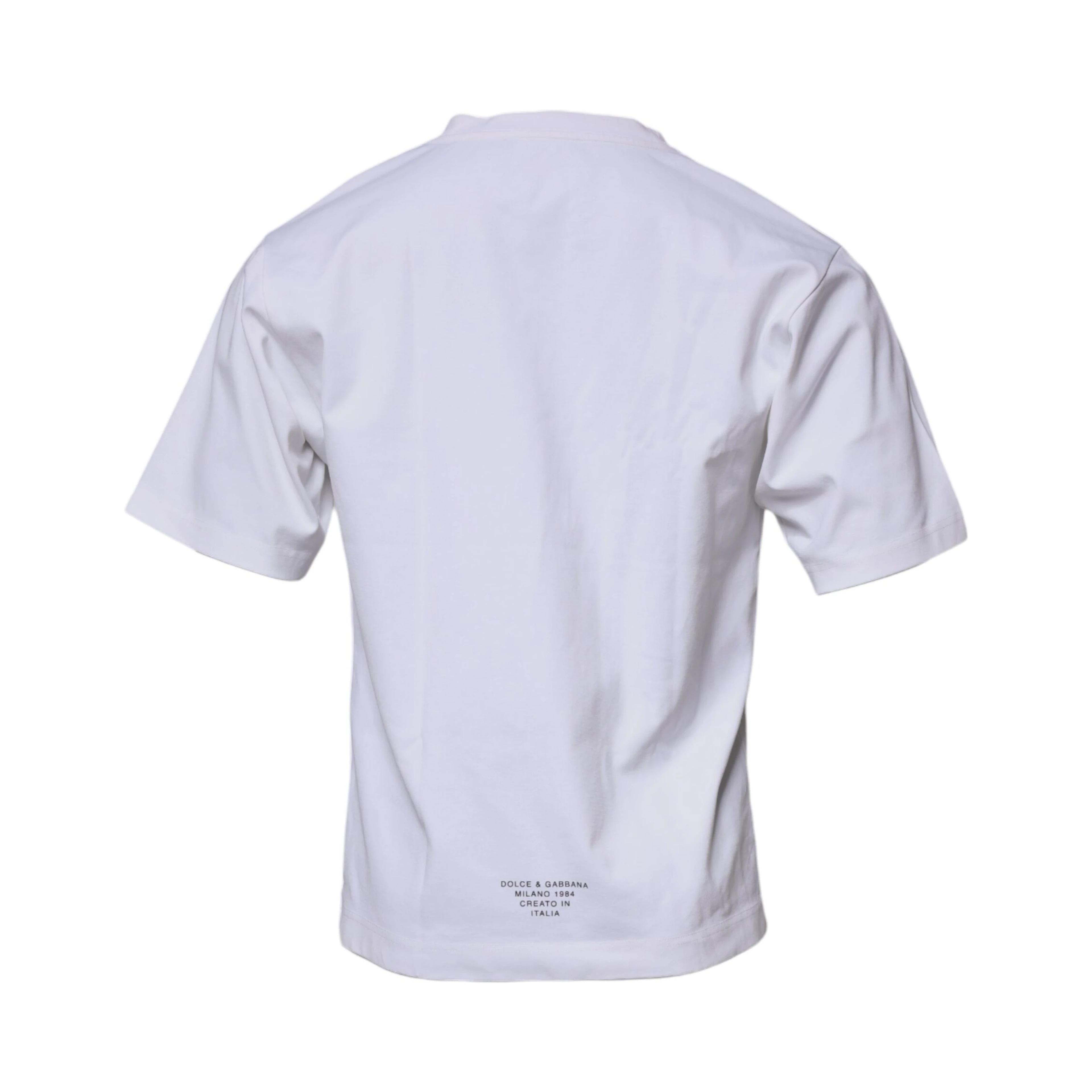 White DG Logo Crew Neck Short Sleeve T-shirt