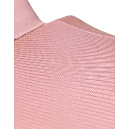 Pink Crown Collared Short Sleeve Polo T-shirt