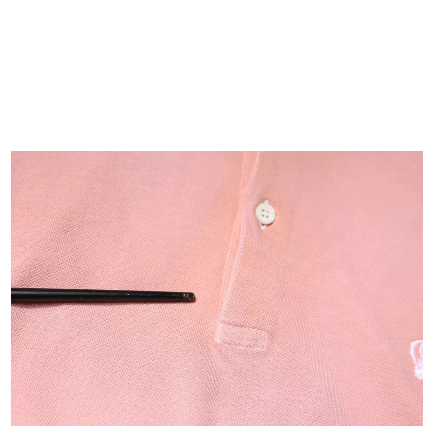 Pink Crown Collared Short Sleeve Polo T-shirt