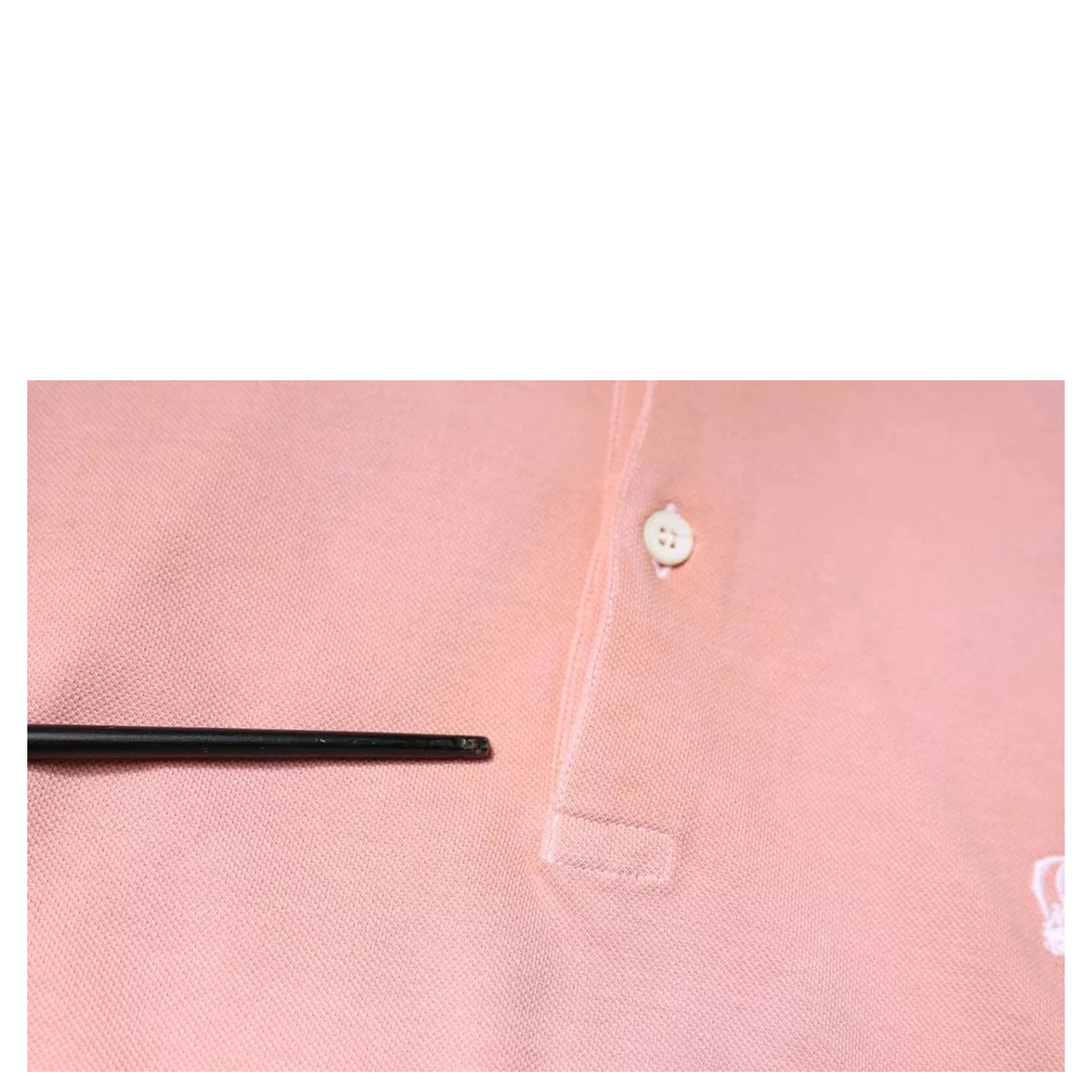 Pink Crown Collared Short Sleeve Polo T-shirt