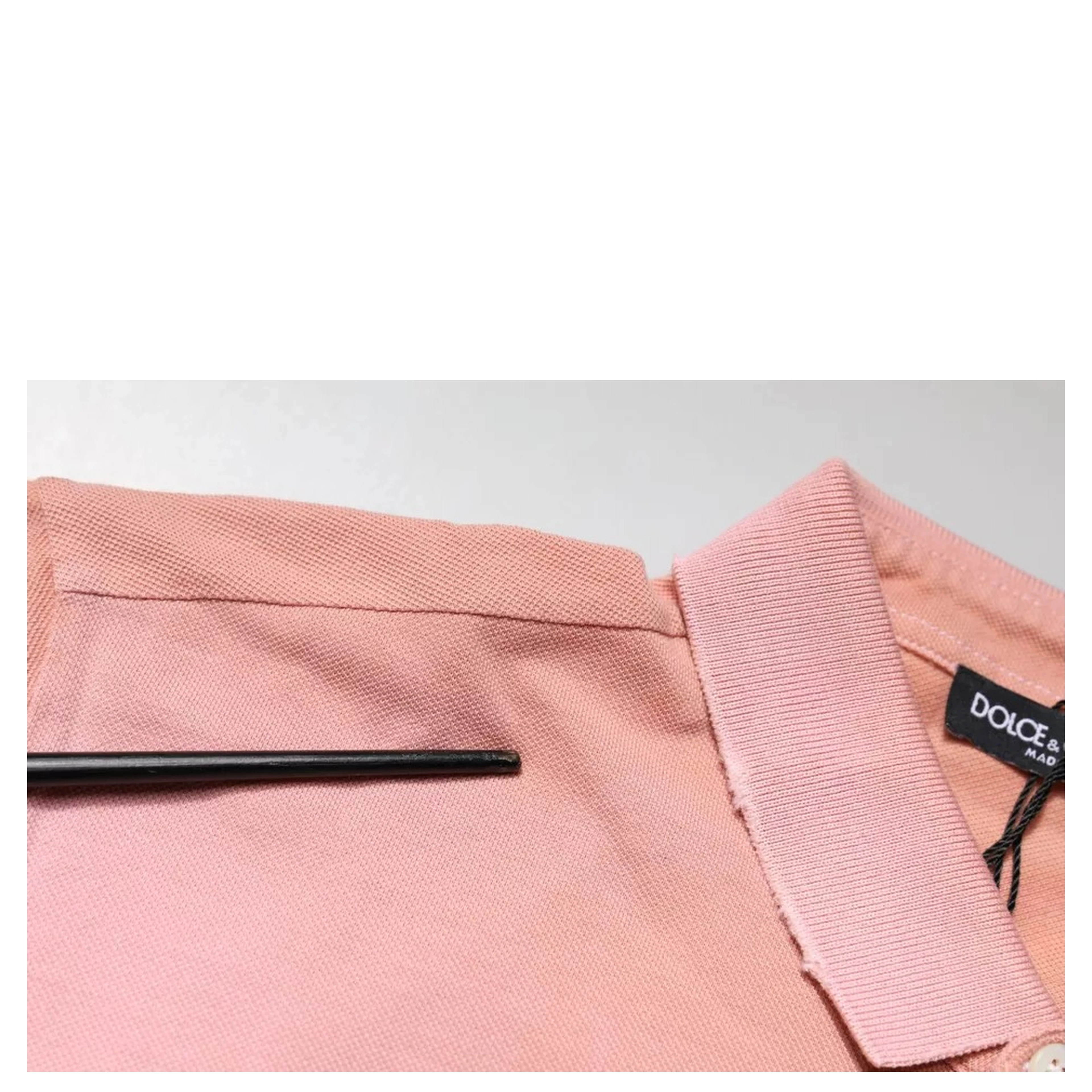 Pink Crown Collared Short Sleeve Polo T-shirt