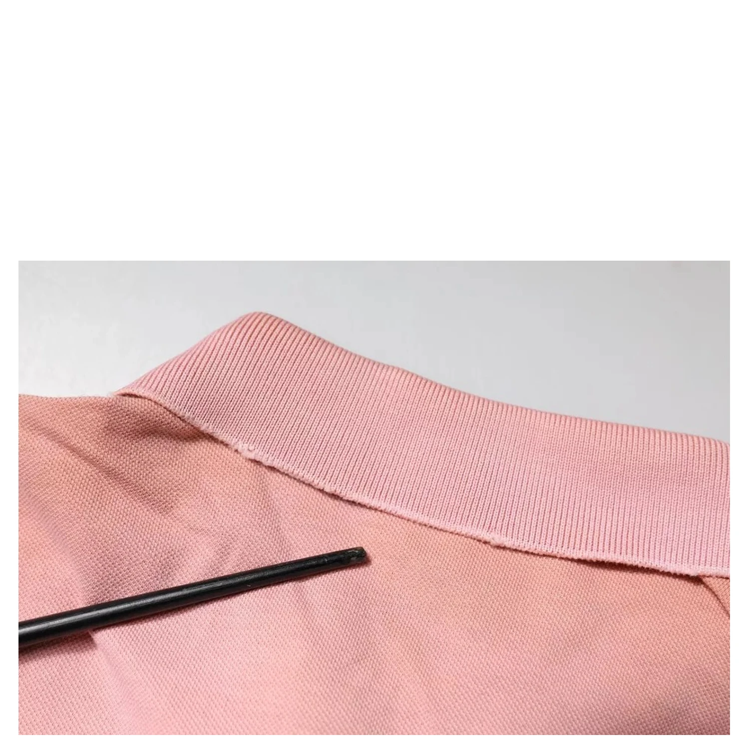 Pink Crown Collared Short Sleeve Polo T-shirt