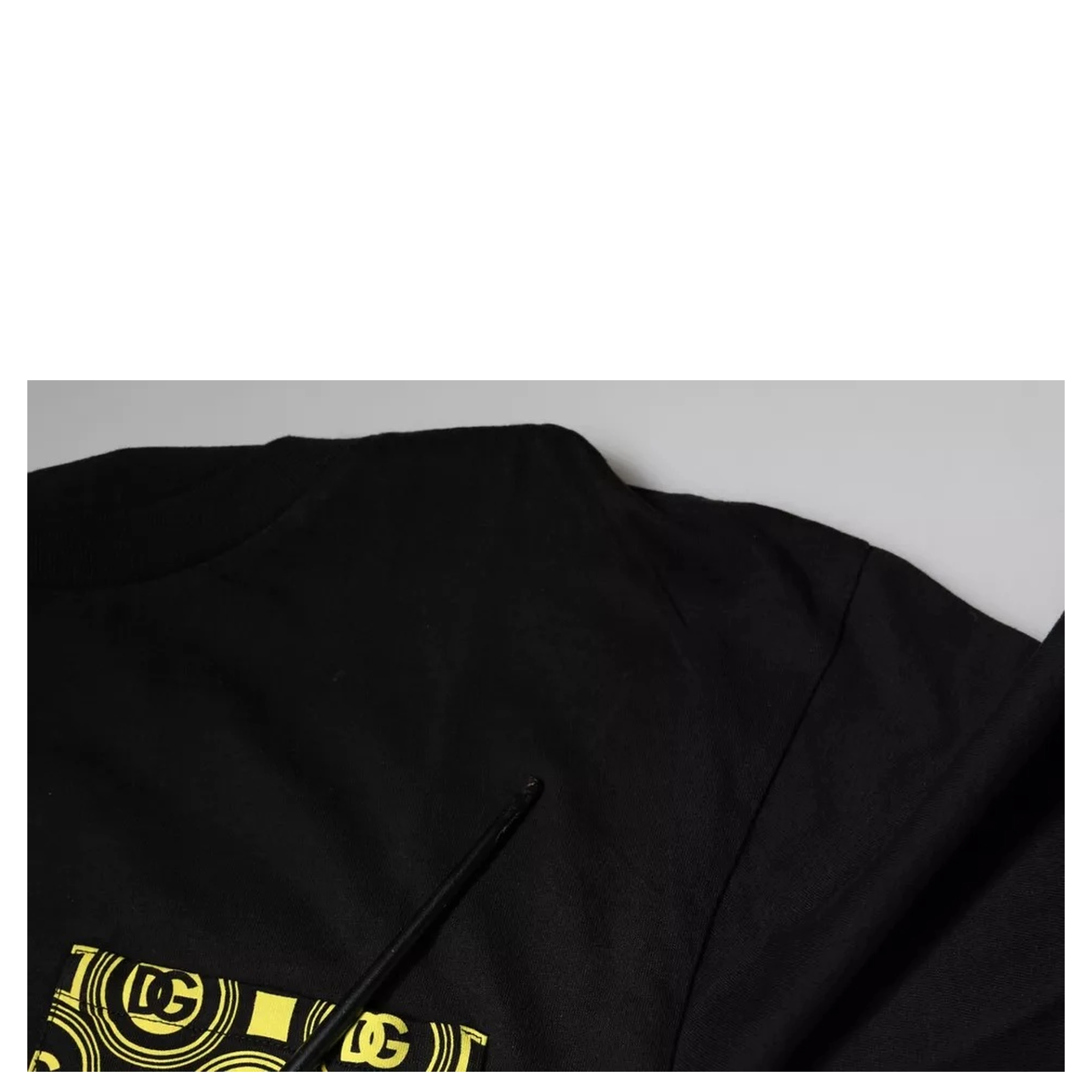 Black Logo Print Cotton Short Sleeve T-shirt