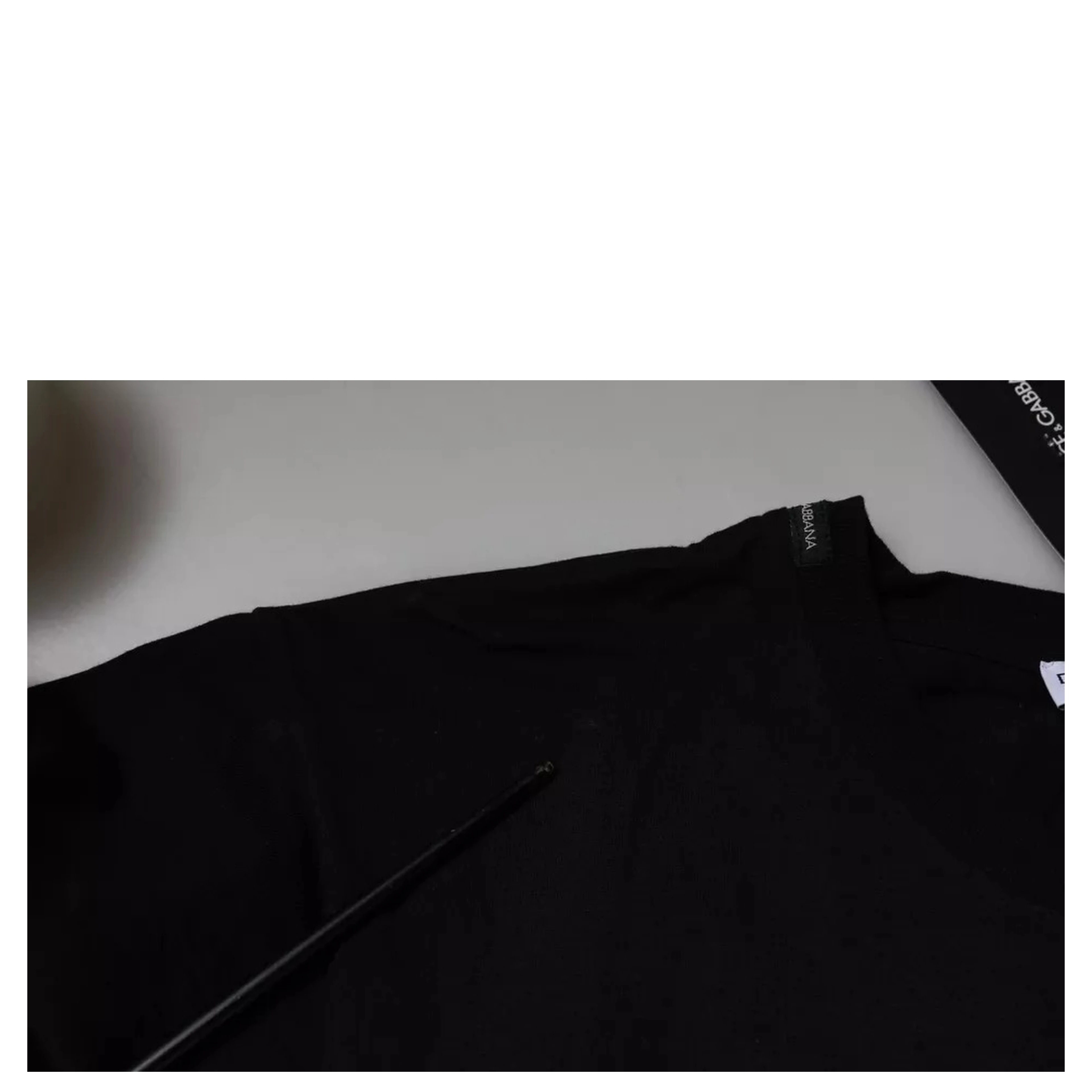Black Logo Print Cotton Short Sleeve T-shirt
