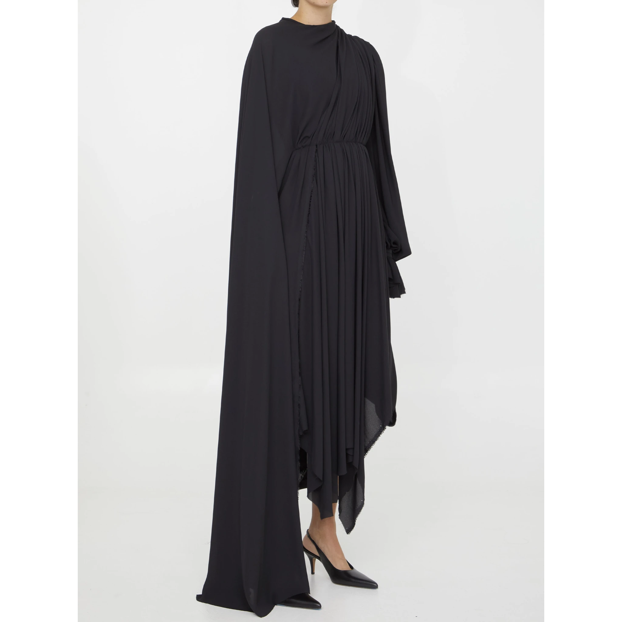 Technical crèpe dress