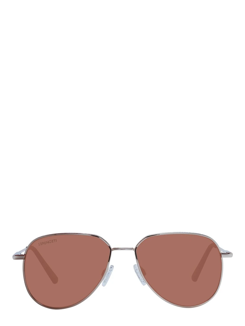 Rose Gold Metal Sunglasses