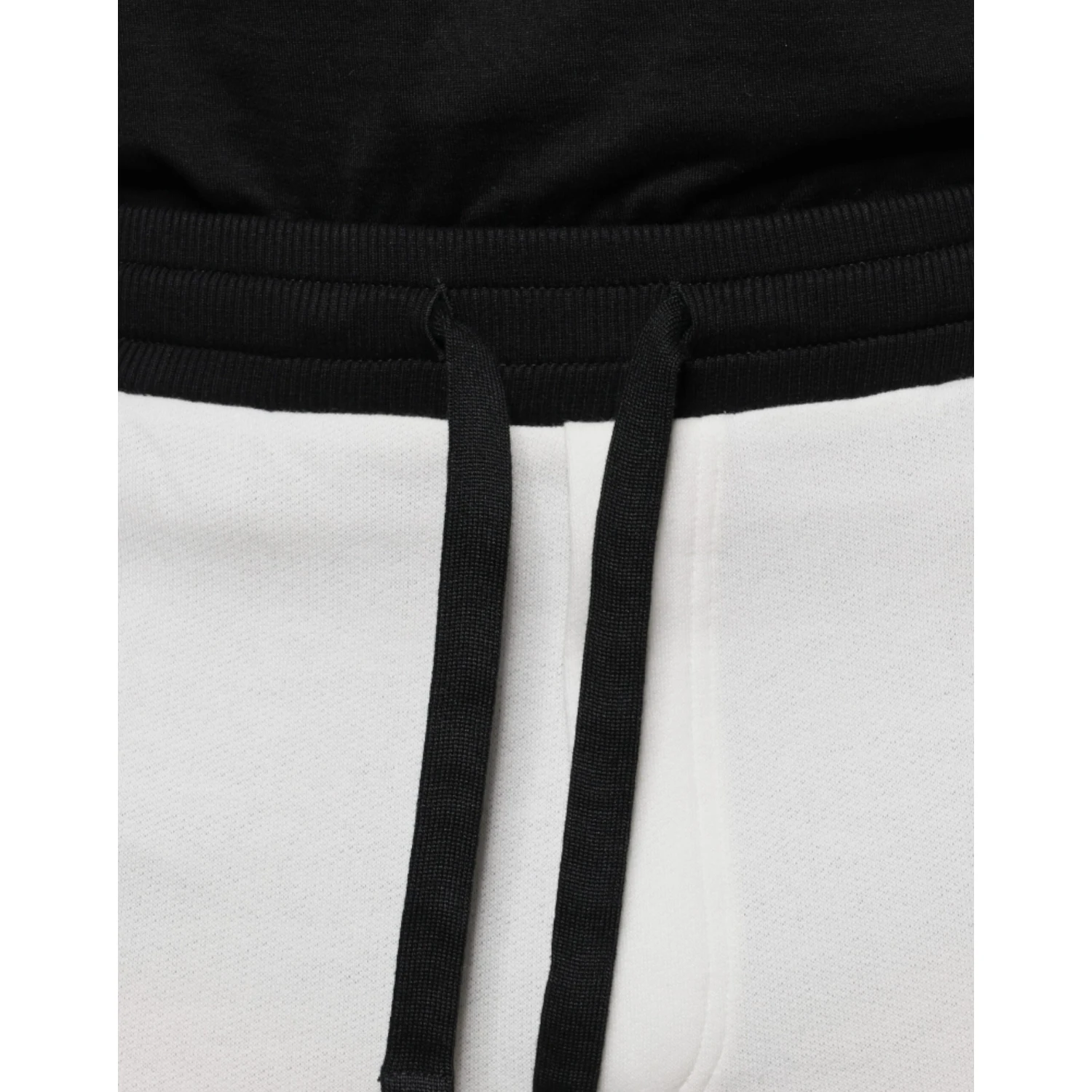 White Cotton Slim Men Jogger Sweatpants Pants
