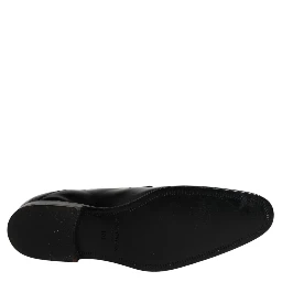 Black Leather Lace Up Derby Formal Shoes