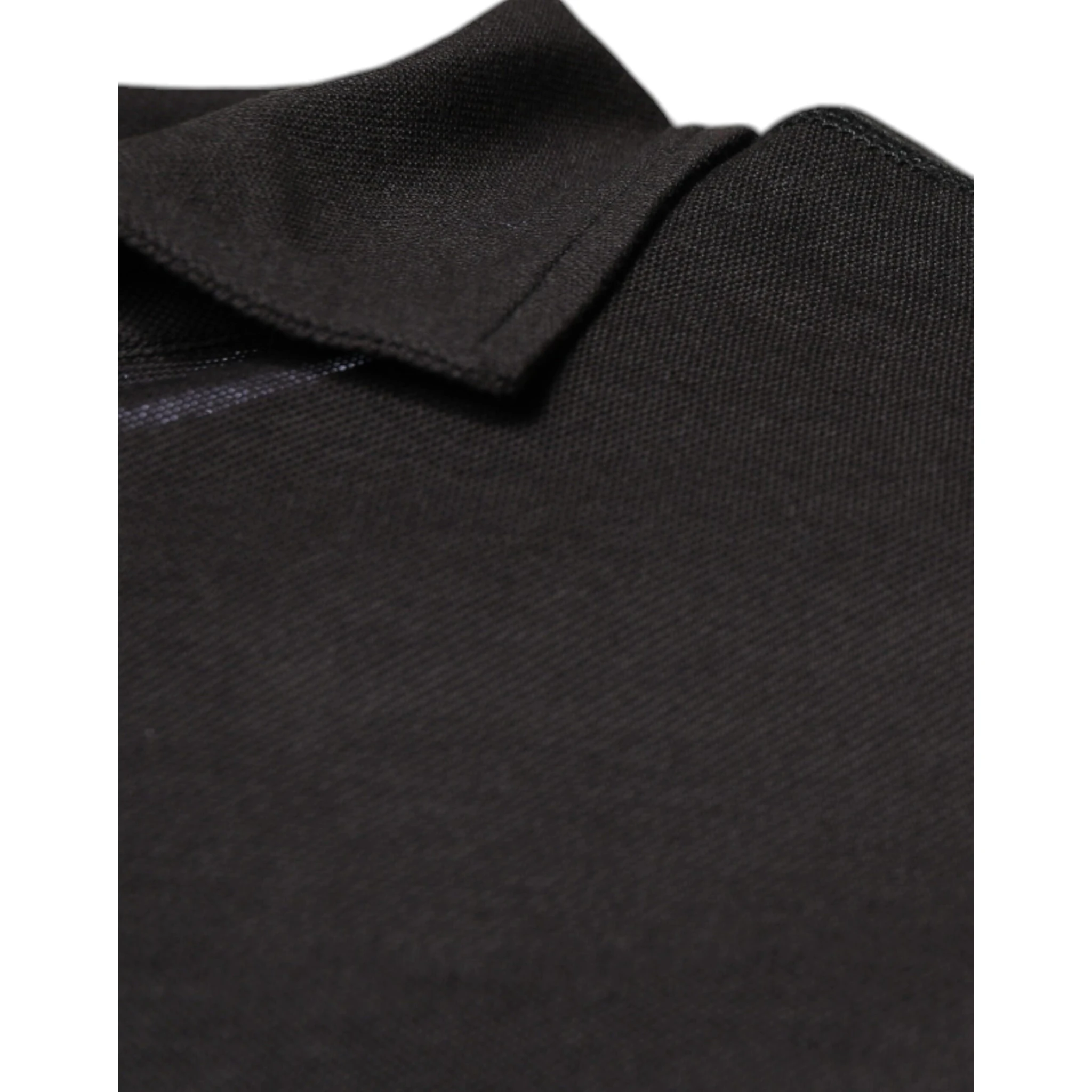Dark Gray Collared Short Sleeves Polo T-shirt