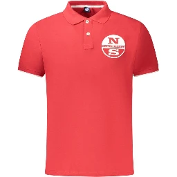 Red Cotton Polo Shirt