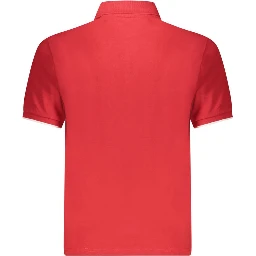 Red Cotton Polo Shirt