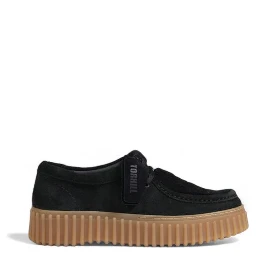 Black Sponge Platform Pumps