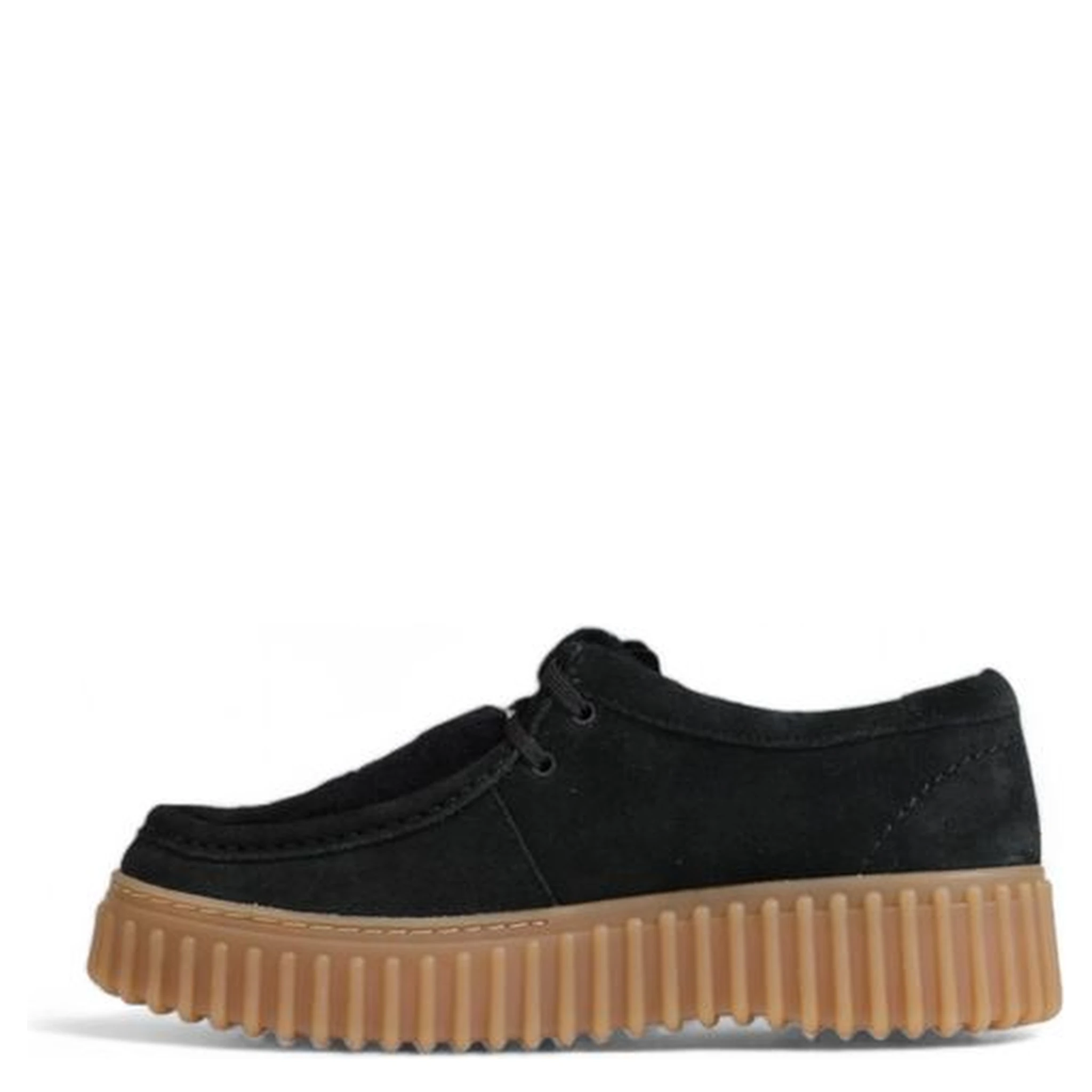 Black Sponge Platform Pumps