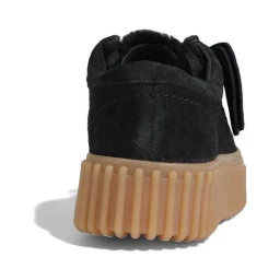 Black Sponge Platform Pumps