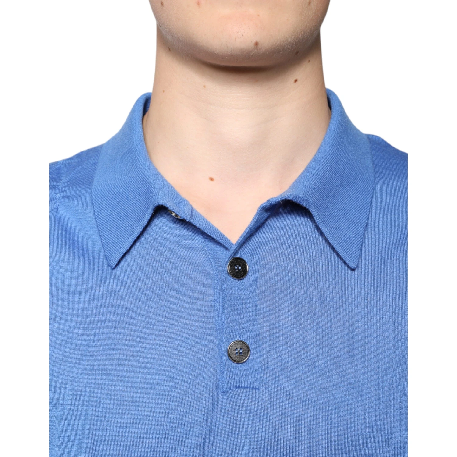 Blue Collared Short Sleeves Polo T-shirt