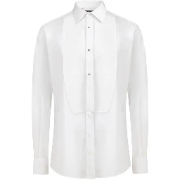 White Cotton Dress Shirt