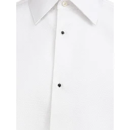 White Cotton Dress Shirt