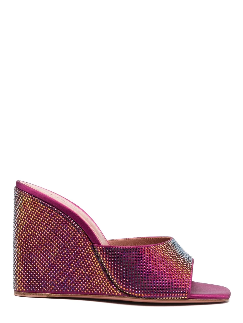 Amina Muaddi Sandals Red