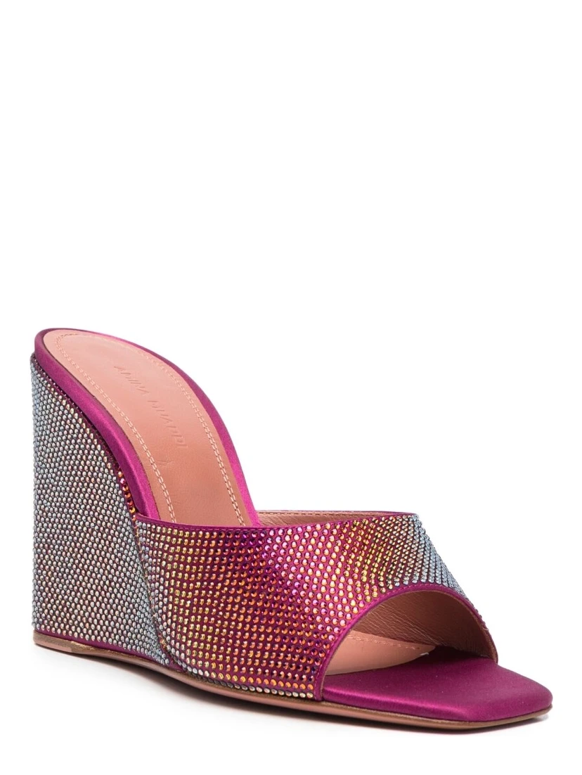 Amina Muaddi Sandals Red