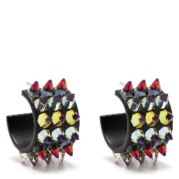 small Karma hoop earrings