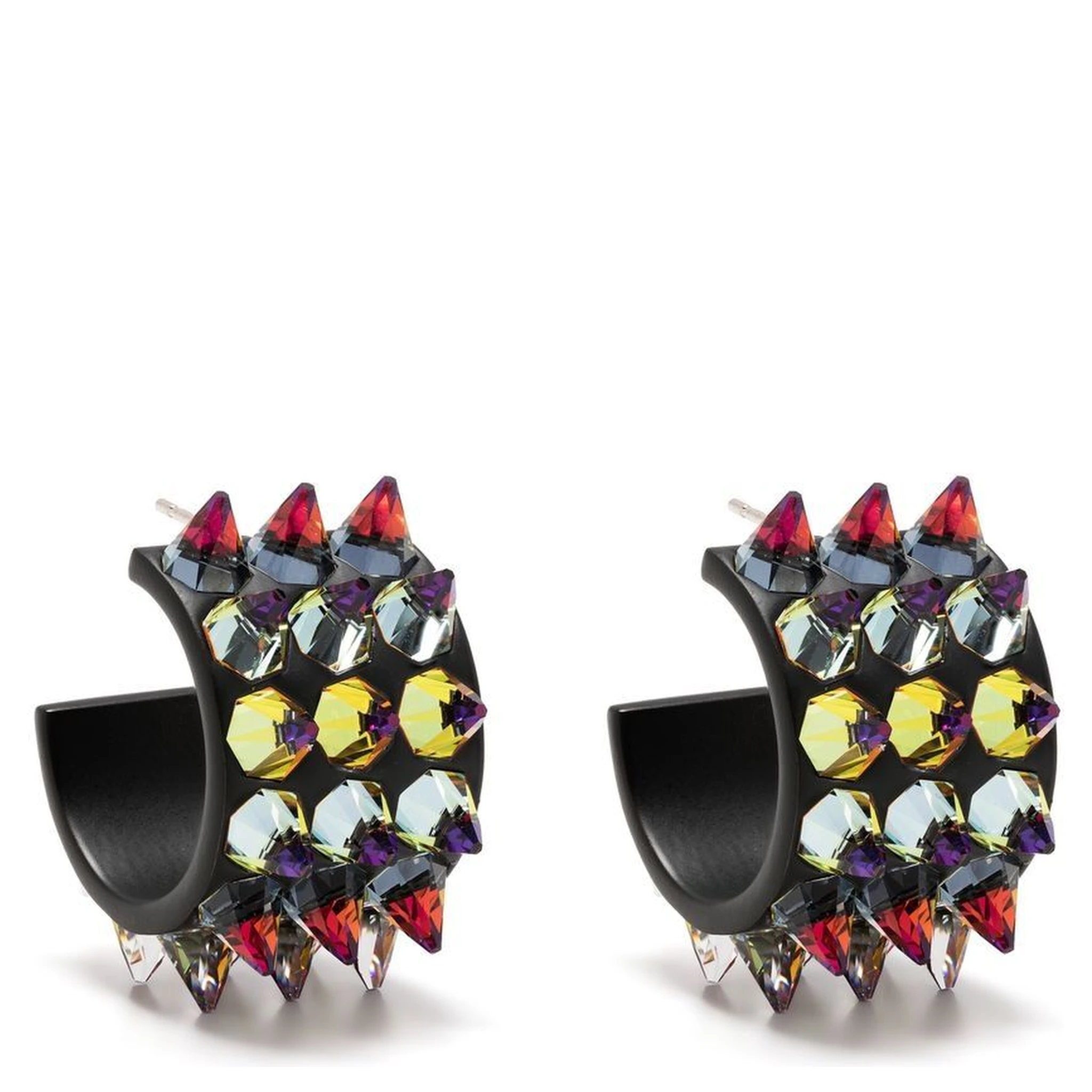 small Karma hoop earrings