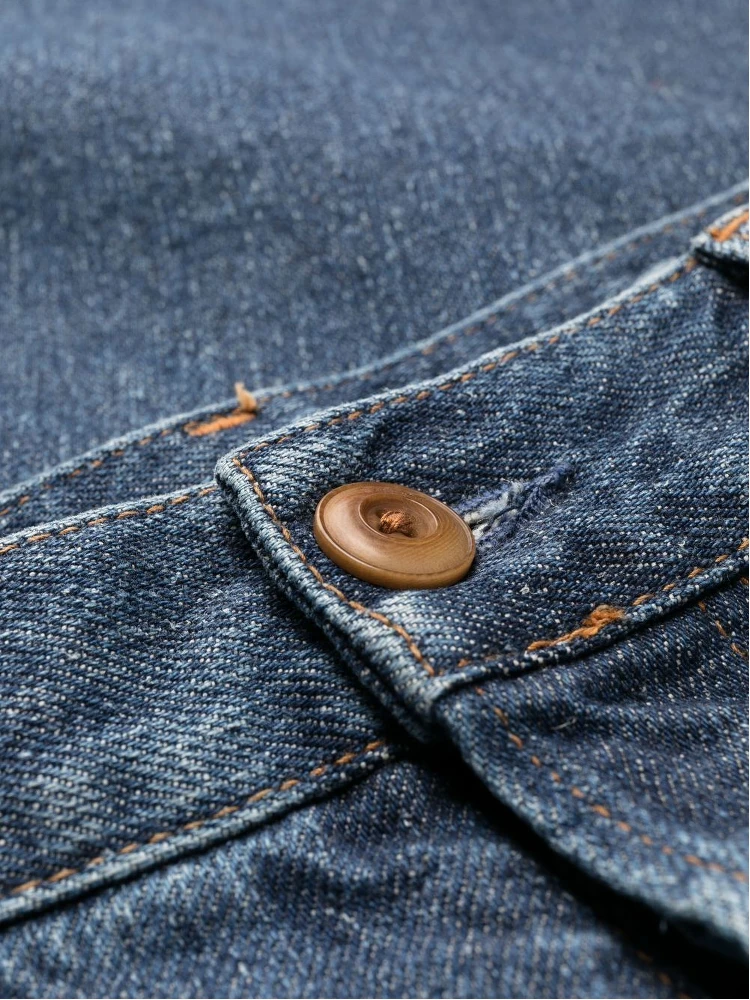 Logo Embroidered Wide-leg Jeans alternative