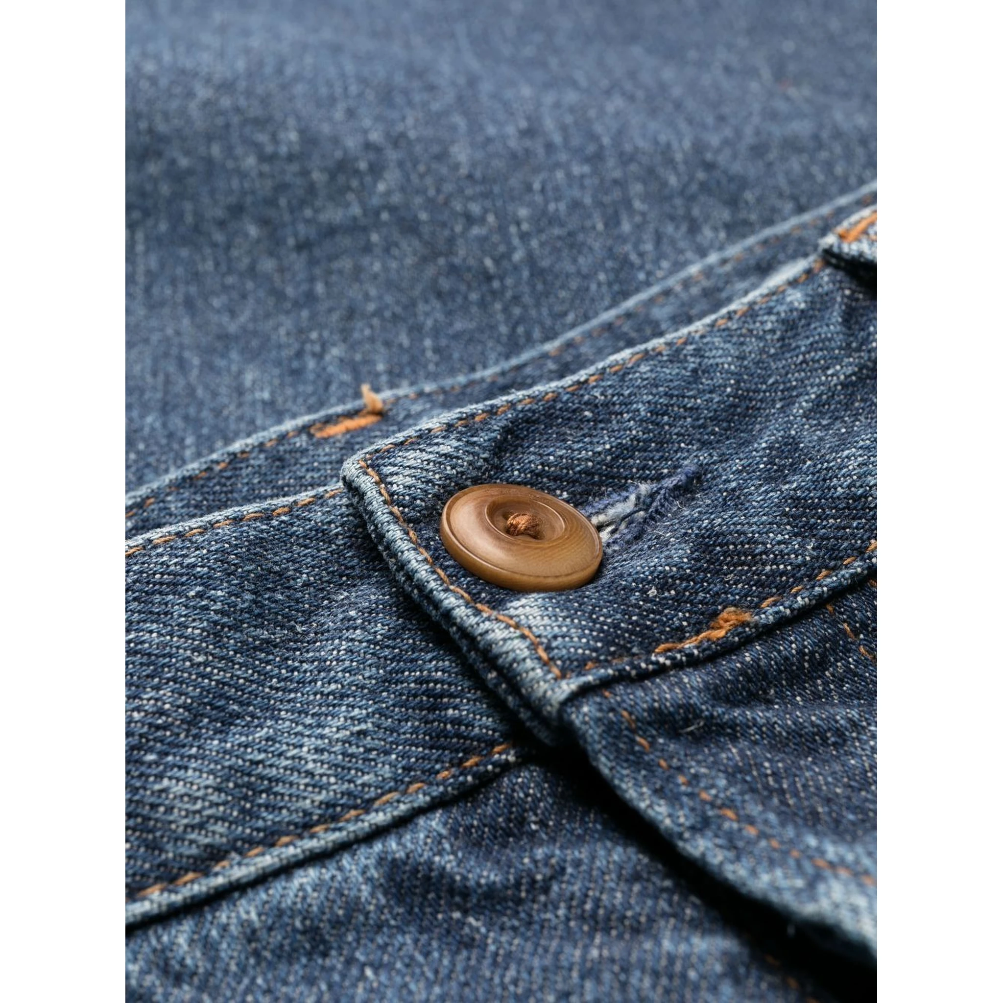 Logo Embroidered Wide-leg Jeans