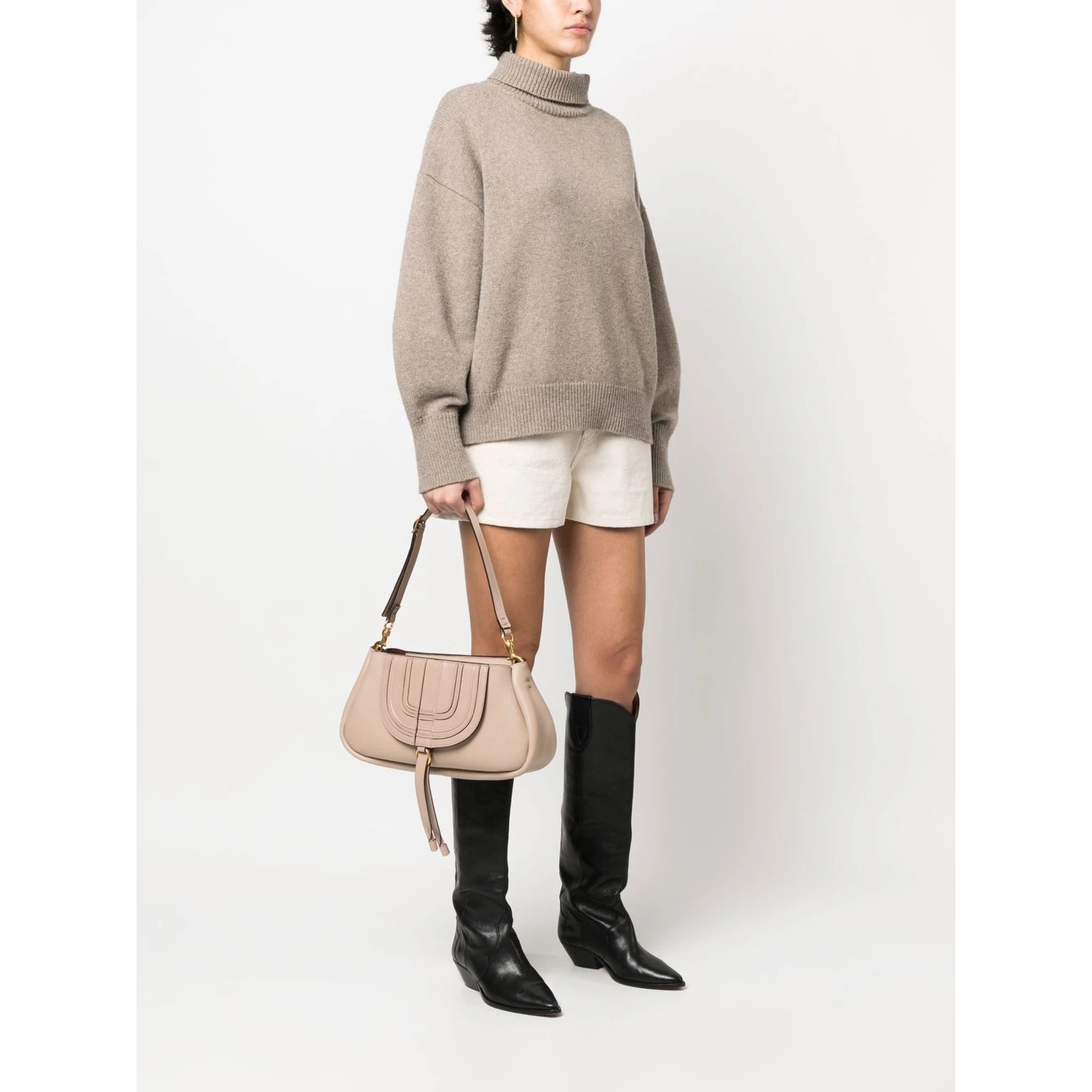 Mall Marcie logo-debossed tote bag