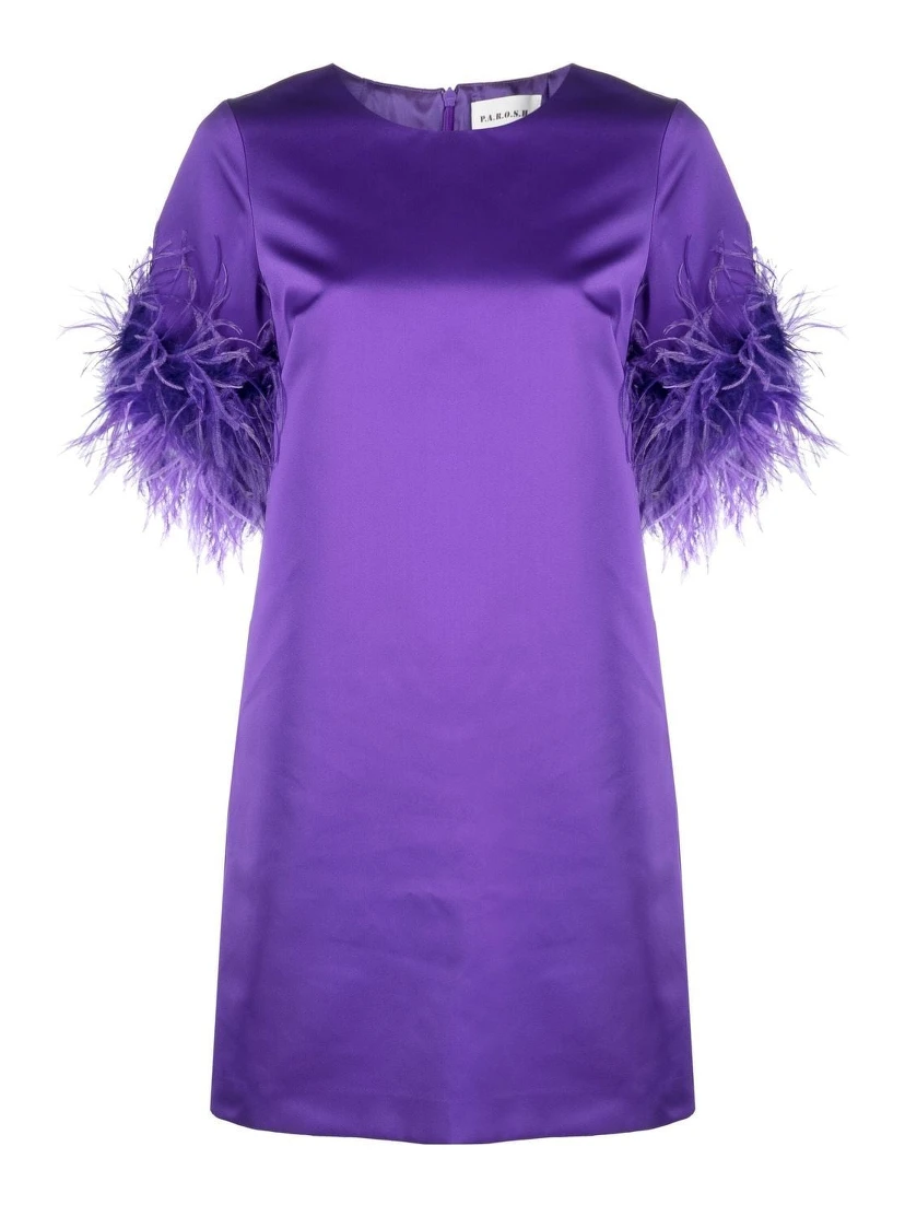 Parosh Dresses Purple