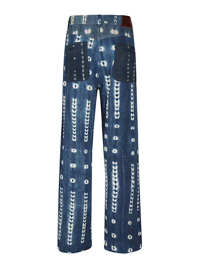 Denim Jeans Tie-dye Miles In Blue