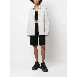 zip-up long-sleeve shirt