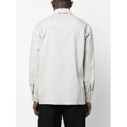 zip-up long-sleeve shirt