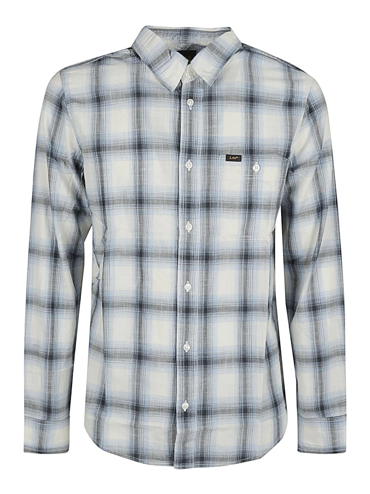 Logo Long Sve Shirt In White