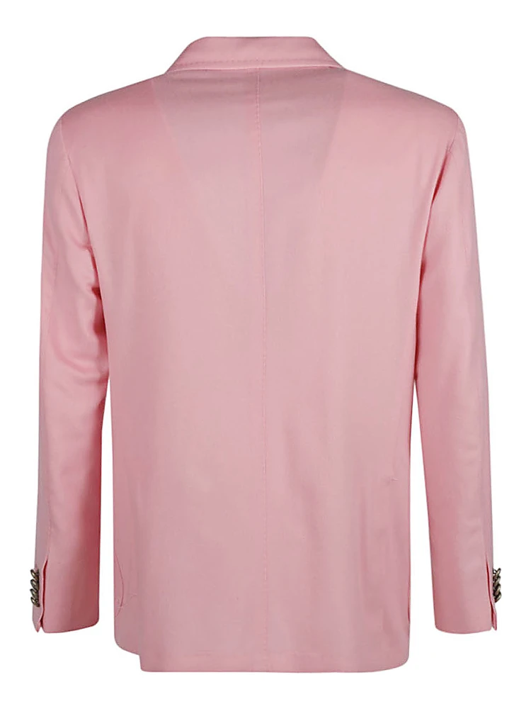 Pink Single-breasted Wool Blazer alternative