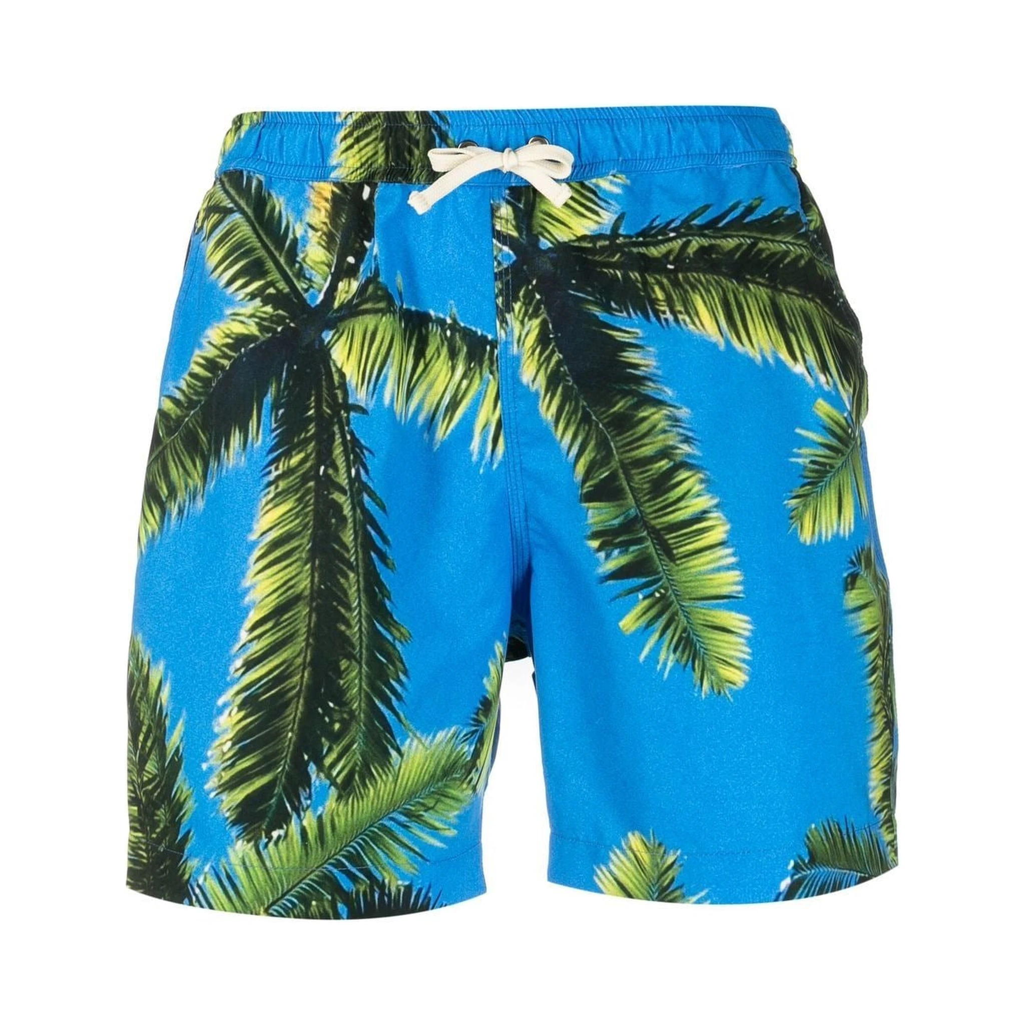 palm tree-print swim shorts