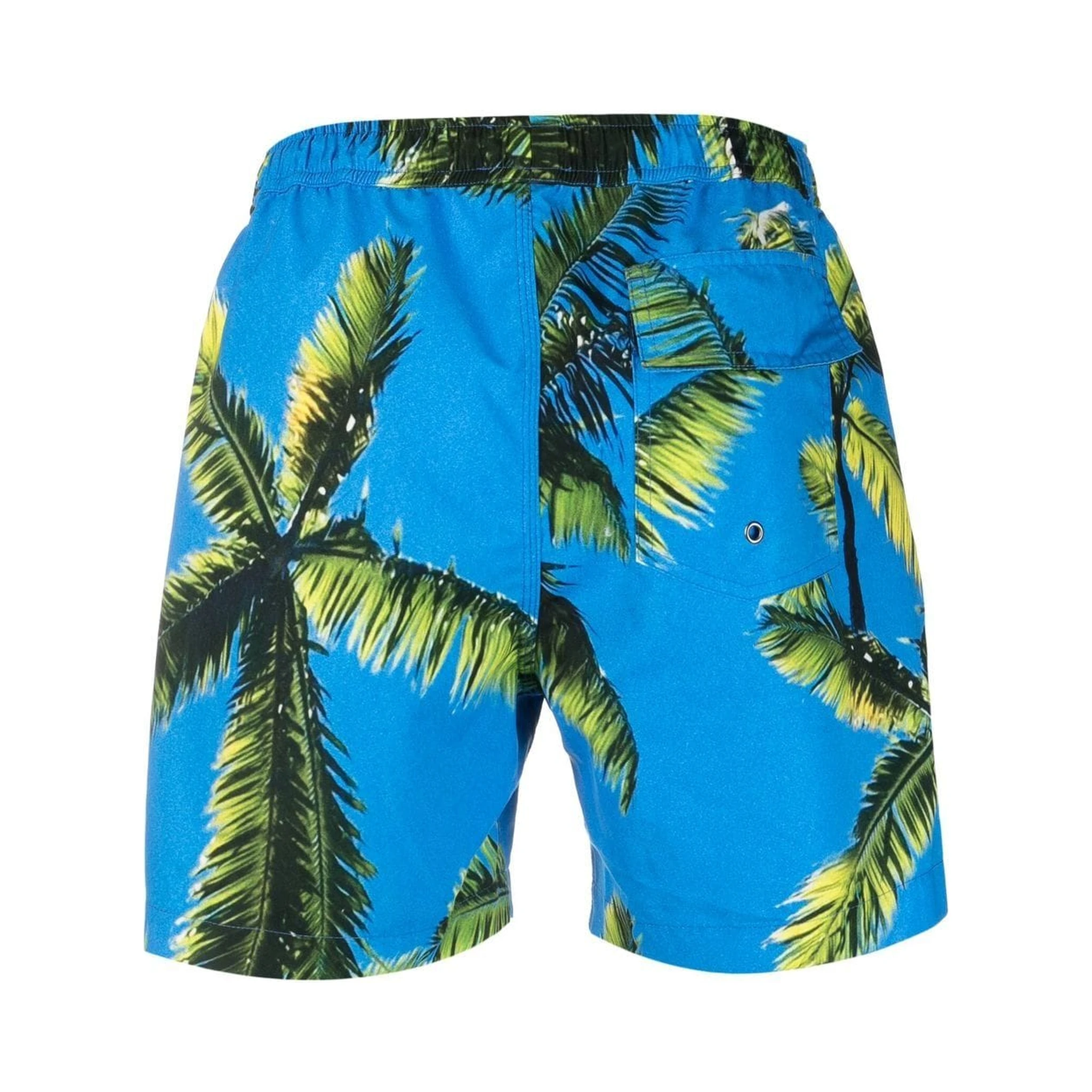 palm tree-print swim shorts