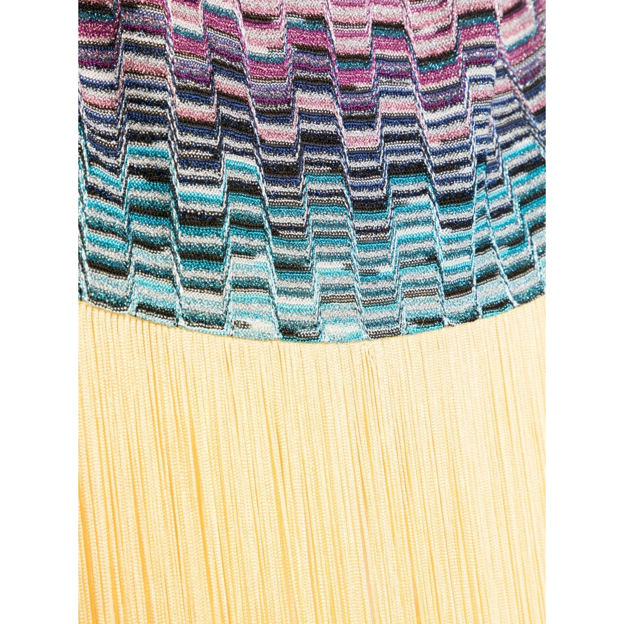 fringed edge knitted scarf