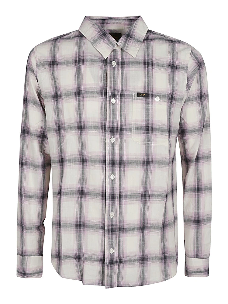 Logo Long Sleeve Shirt In White