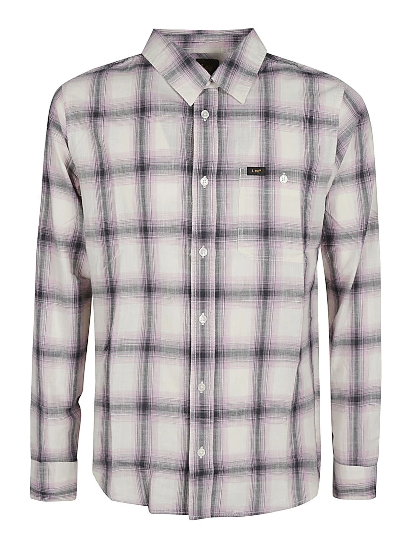 Logo Long Sleeve Shirt In White