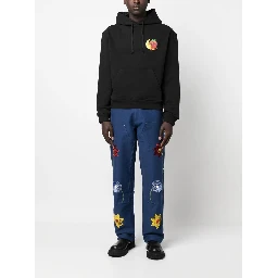 sequin-embellished detail trousers